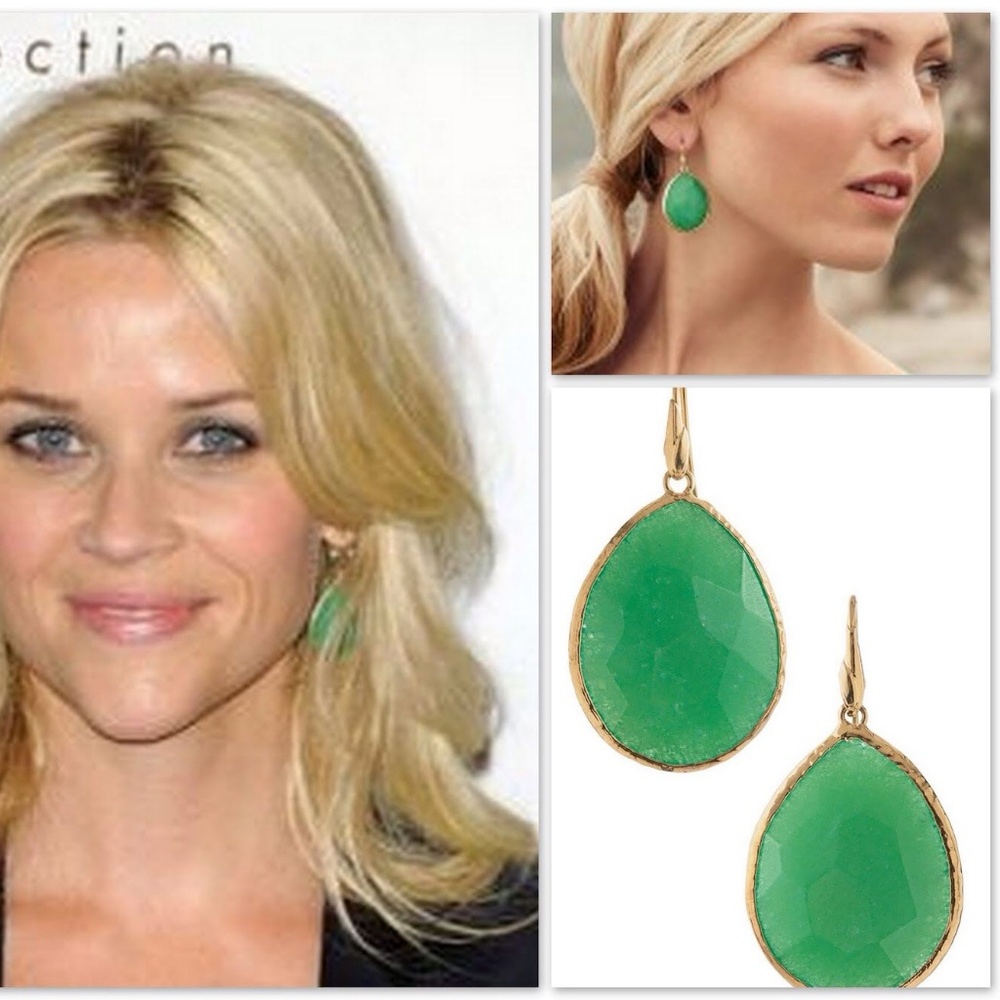 Stella & Dot Jade Stone Drops